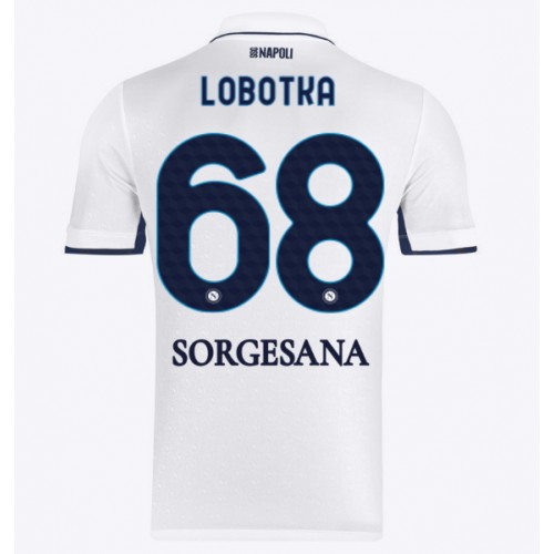 Pánský Fotbalový dres SSC Napoli Stanislav Lobotka #68 2024-25 Venkovní Krátký Rukáv